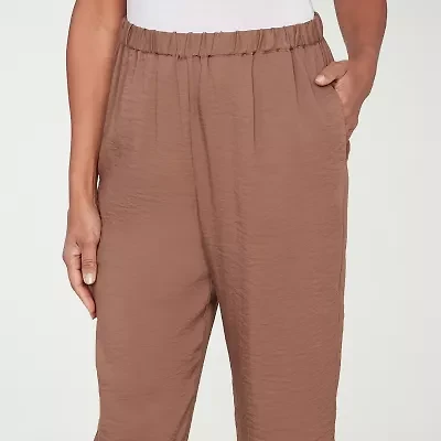 Alfred Dunner Spice Market Womens Straight Ankle Pant