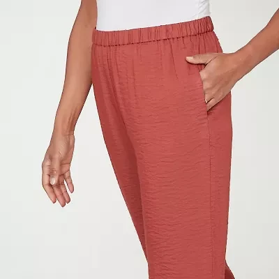 Alfred Dunner Spice Market Womens Straight Ankle Pant