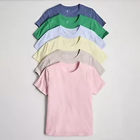 Xersion Womens Cotton Crew Neck Short Sleeve T-Shirt