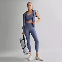 Xersion Womens French Terry Long Sleeve Zipper Active Hoodie