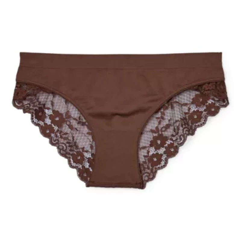 Ambrielle Seamless Lace Cheeky Panty 14p050