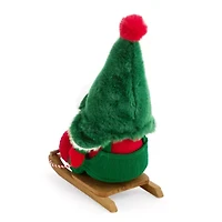 North Pole Trading Co. 11in Sled Christmas Gnome