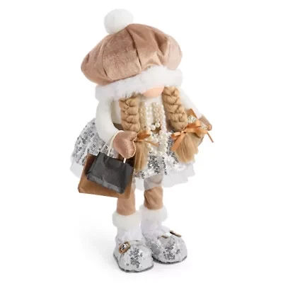 North Pole Trading Co. 15in Shopper Christmas Gnome