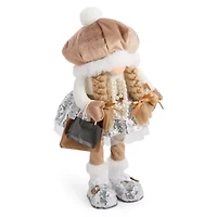 North Pole Trading Co. 15in Shopper Christmas Gnome