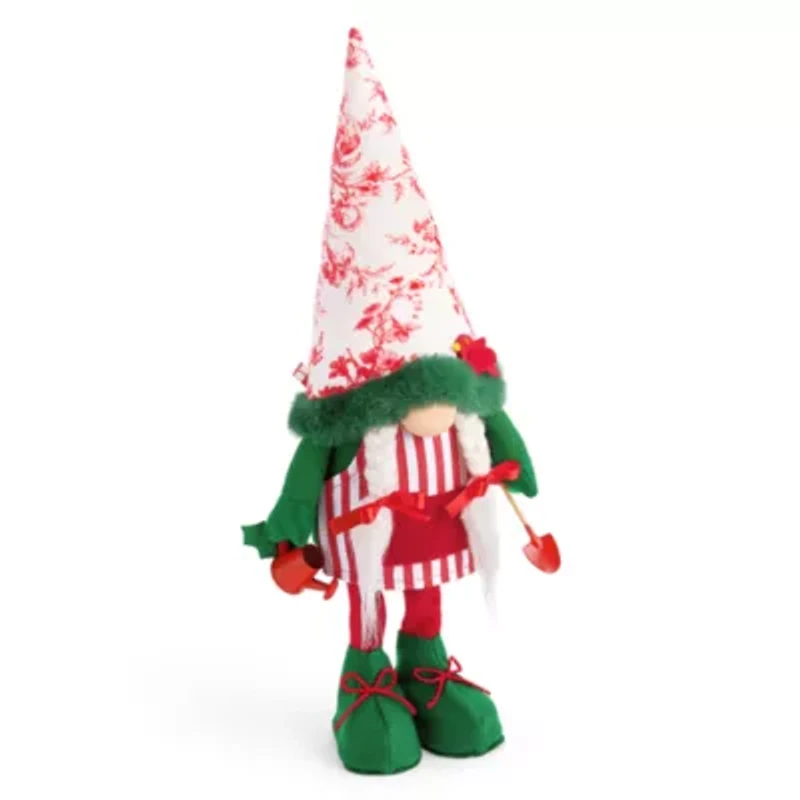 North Pole Trading Co. 15in Gardening Christmas Gnome