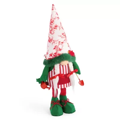 North Pole Trading Co. 15in Gardening Christmas Gnome