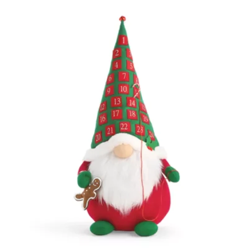 North Pole Trading Co. 27in Advent Christmas Gnome
