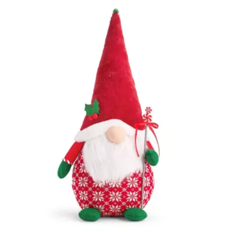 North Pole Trading Co. 27in Fairisle Christmas Gnome