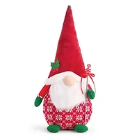North Pole Trading Co. 27in Fairisle Christmas Gnome