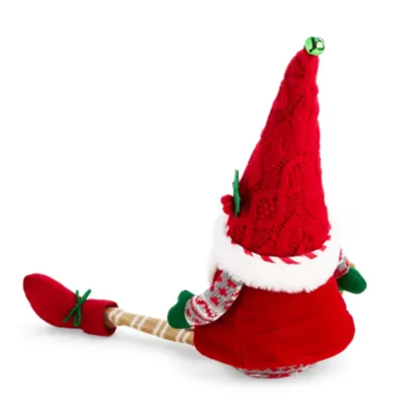 North Pole Trading Co. Medium Sitter Cookies And Cocoa Christmas Gnome
