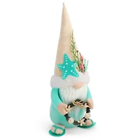 North Pole Trading Co. 20in Costal Christmas Gnome