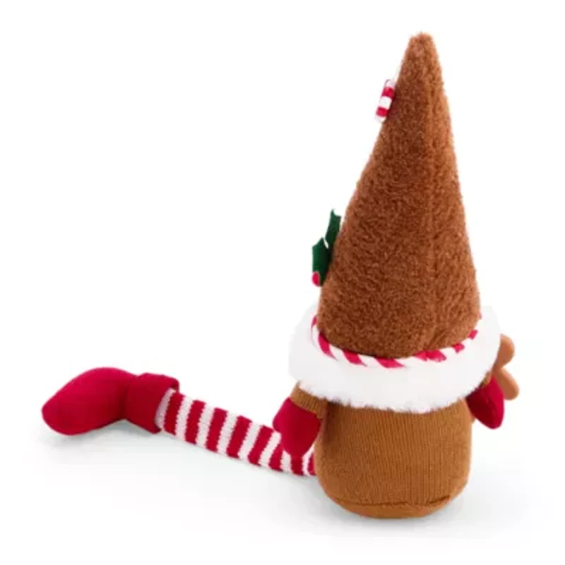 North Pole Trading Co. Small Sitter Gingerbread Christmas Gnome