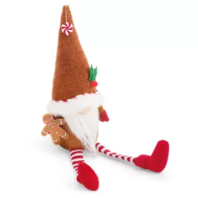 North Pole Trading Co. Small Sitter Gingerbread Christmas Gnome