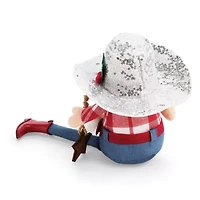 North Pole Trading Co. Small Sitter Cowgirl Christmas Gnome