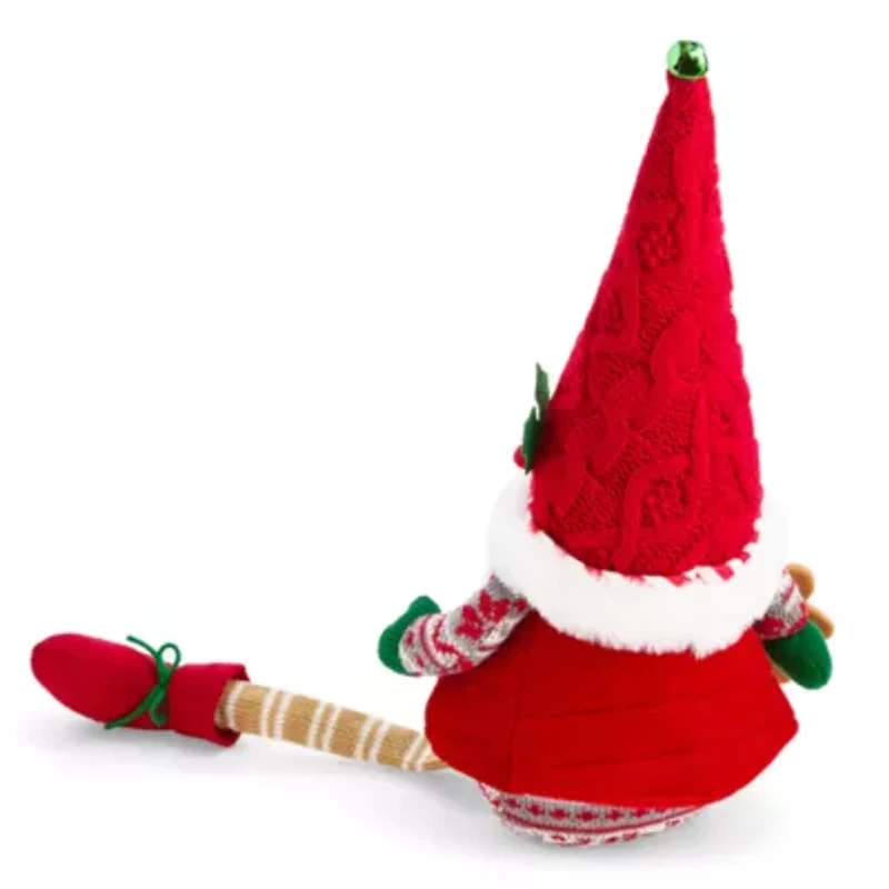 North Pole Trading Co. Medium Sitter Cookie And Cocoa African American Christmas Gnome