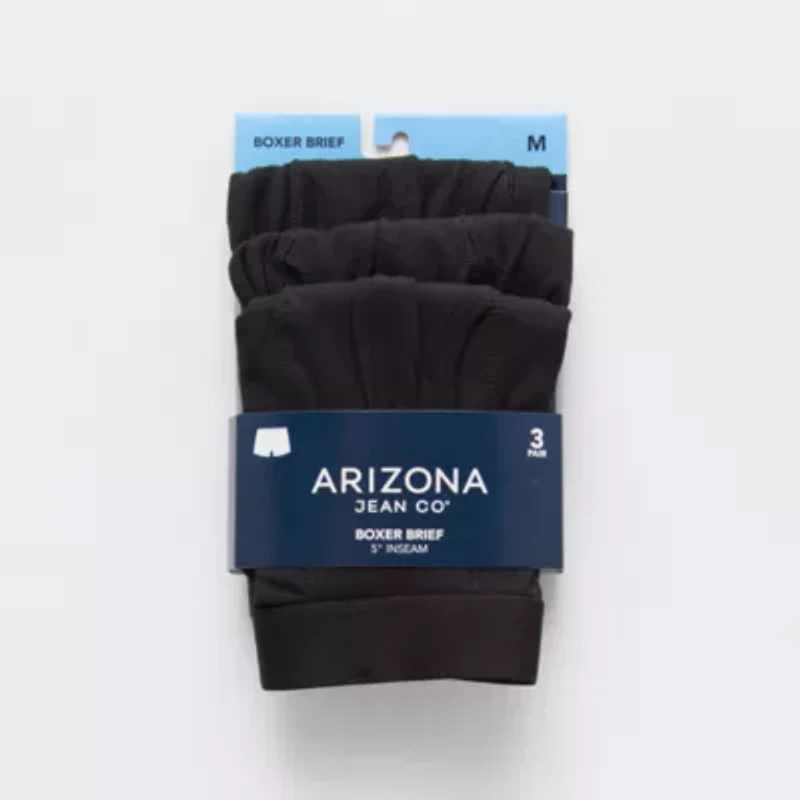 Arizona Mens 3 Pack Boxer Briefs 379140