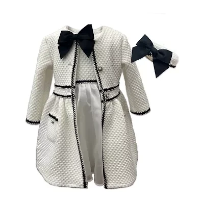 Blueberi Boulevard Baby Girls Sleeveless 3-pc. Dress Set