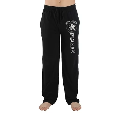 Neon Genesis Evangelion Mens Fleece 1 Pair Pajama Pants