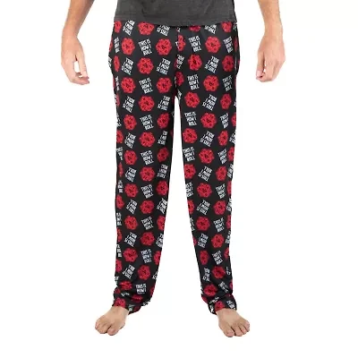 Dungeons Dragons Mens Fleece 1 Pair Pajama Pants