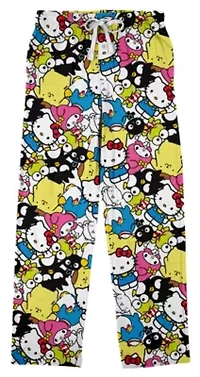 Mens Hello Kitty Fleece 1 Pair Pajama Pants