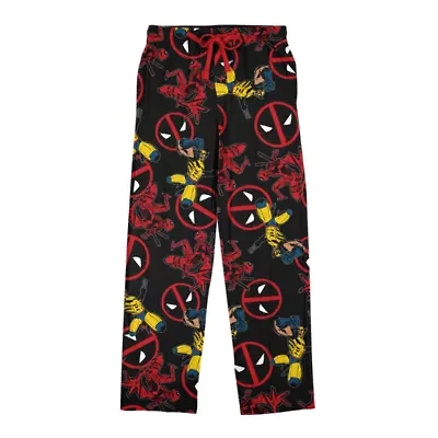 Deadpool Mens Fleece Pajama Pants