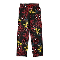 Mens Deadpool Fleece 1 Pair Pajama Pants