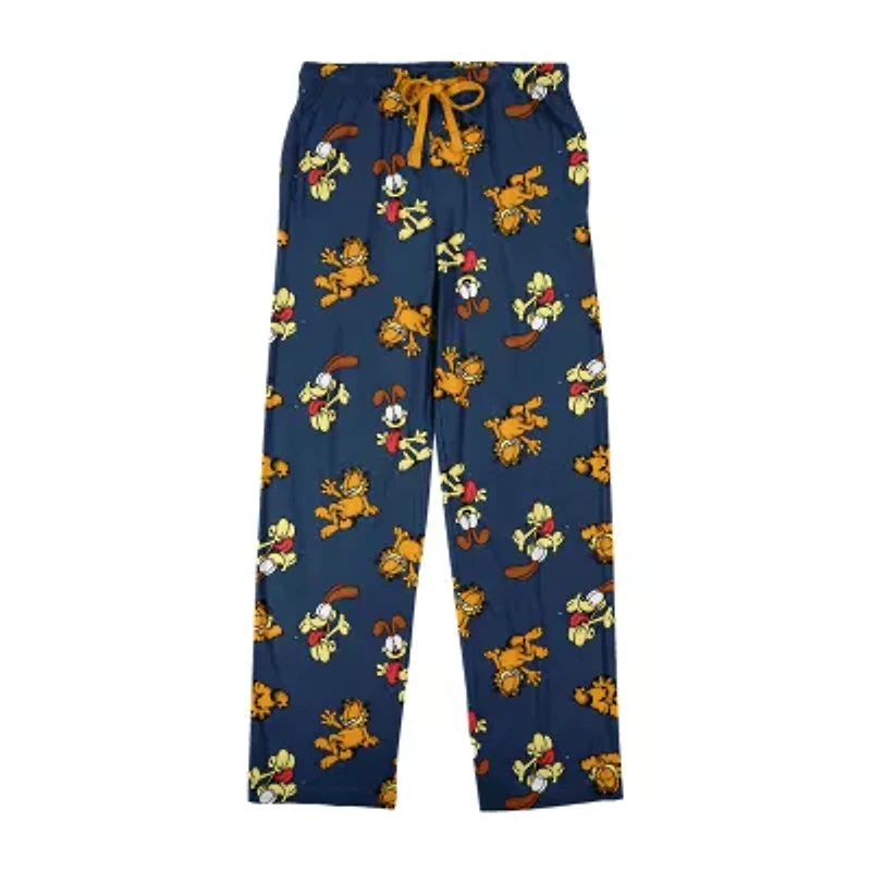 Mens Garfield Fleece 1 Pair Pajama Pants