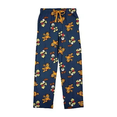 Mens Garfield Fleece 1 Pair Pajama Pants