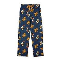 Mens Garfield Fleece 1 Pair Pajama Pants