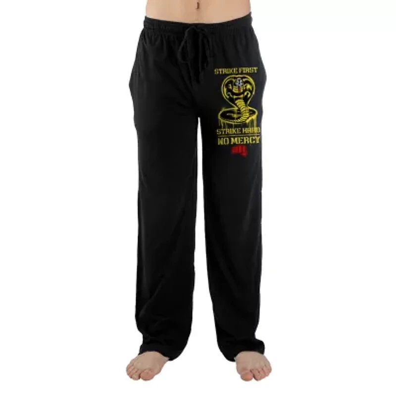 Mens Cobra Kai Fleece 1 Pair Pajama Pants