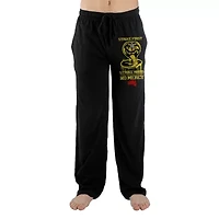 Mens Cobra Kai Fleece 1 Pair Pajama Pants