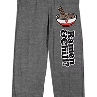 Valentines Ramen Mens Fleece 1 Pair Pajama Pants