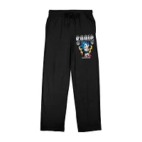 Mens Sonic the Hedgehog Fleece 1 Pair Pajama Pants