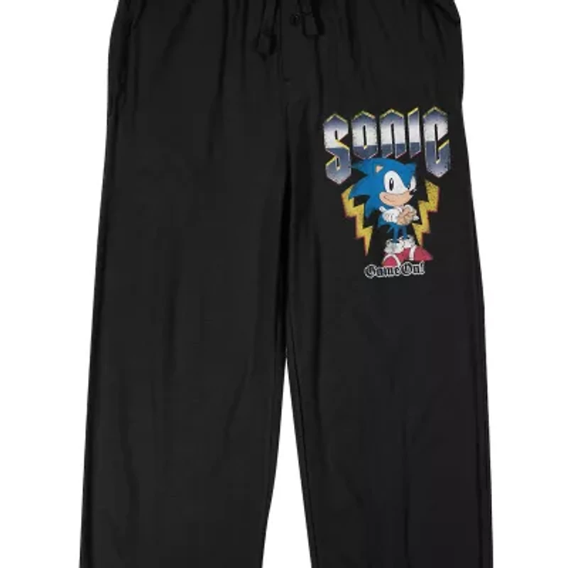 Mens Sonic the Hedgehog Fleece 1 Pair Pajama Pants