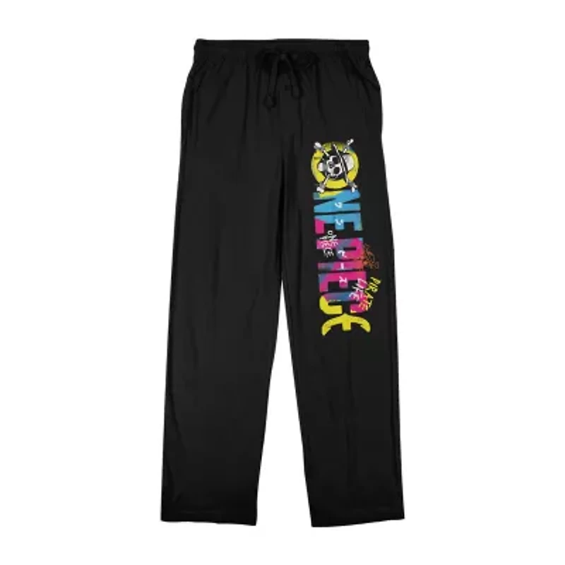 One Piece Live Action Mens Fleece 1 Pair Pajama Pants
