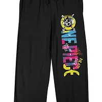 One Piece Live Action Mens Fleece 1 Pair Pajama Pants