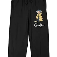 Coraline Character Mens Fleece 1 Pair Pajama Pants