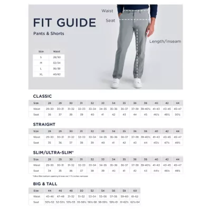 Haggar Cool 18 Pro Mens Straight Fit Flat Front Pant