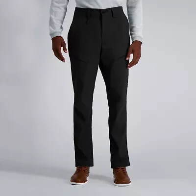 Haggar Work To Weekend Mens Straight Fit Flat Front Pant