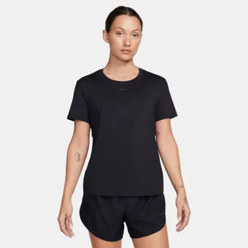 Nike Womens Crew Neck Short Sleeve Quick Dry Active T-Shirt