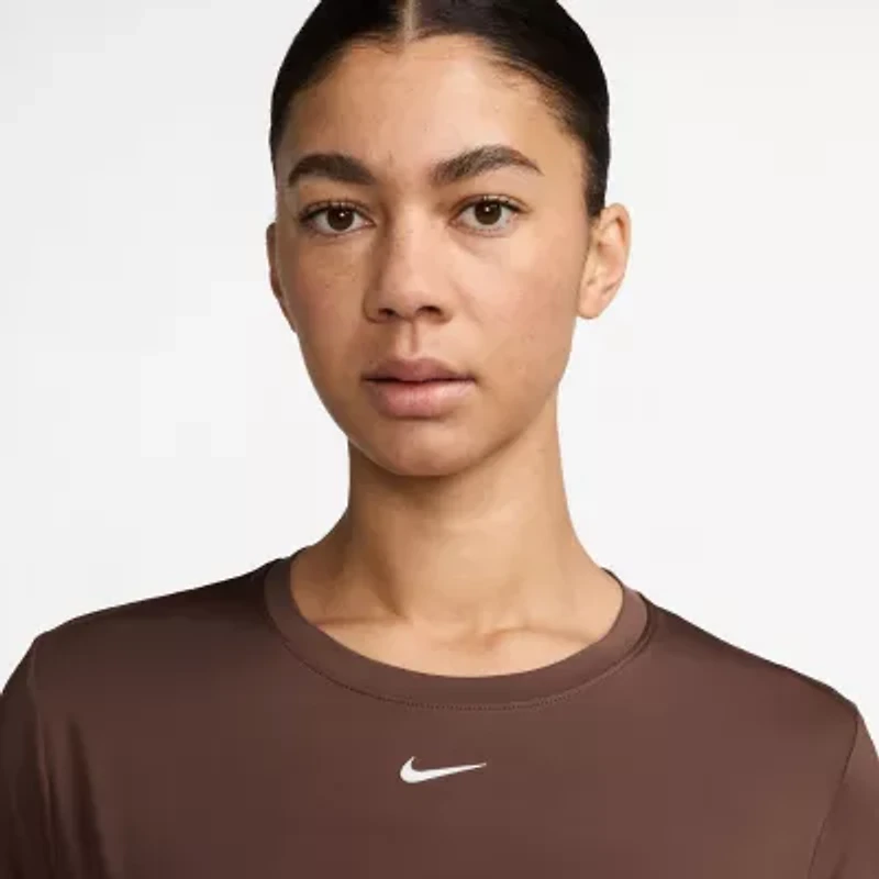 Nike Womens Crew Neck Short Sleeve Quick Dry Active T-Shirt