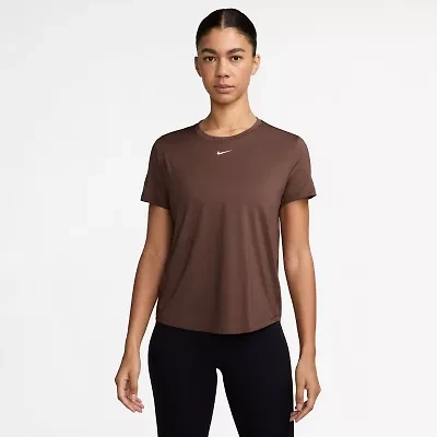 Nike Womens Crew Neck Short Sleeve Quick Dry Active T-Shirt
