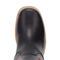 Dingo Womens Bloom Leather Boot Block Heel Cowboy Boots