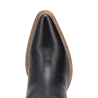 Dingo Womens Thunderbolt Leather Boot Block Heel Cowboy Boots