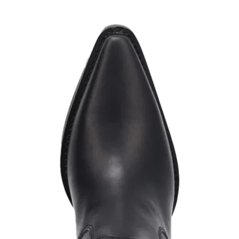 Dingo Womens Burnin' Love Leather Boot Block Heel Cowboy Boots