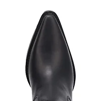Dingo Womens Burnin' Love Leather Boot Block Heel Cowboy Boots