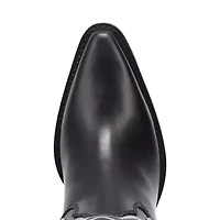 Dingo Womens Diamonds Forever Leather Boot Block Heel Cowboy Boots