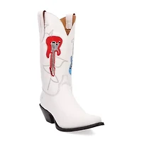 Dingo Womens Jukebox Leather Boot Block Heel Cowboy Boots