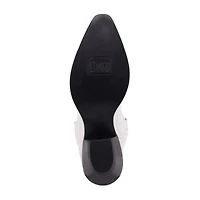 Dingo Womens Jukebox Leather Boot Block Heel Cowboy Boots
