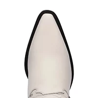 Dingo Womens Diamonds Forever Leather Boot Block Heel Cowboy Boots